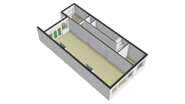 Floorplan - Gordelweg 189B, 3038 GH Rotterdam